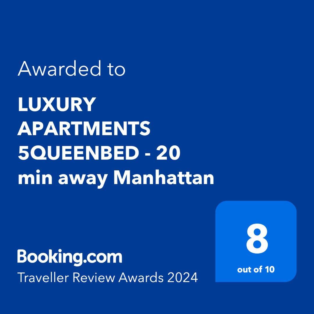 Luxury Apartments 5Queenbed - 20 Min Away Manhattan Jersey City Exterior foto